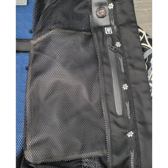 Joe Rocket Womens L Cleo Mesh Motorcycle Jacket Black No Liner Back Pad Only - Picture 9 of 15